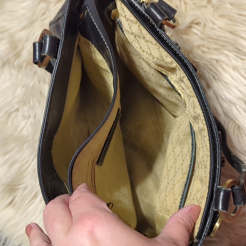 Black leather Etienne Aigner Purse - Picture 7 of 14